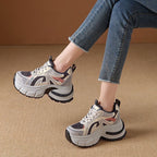 Damen Sportliche Chunky Sneakers mit innovativem Sohlenprofil R&B