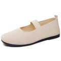 Damen Bequeme Ballerinas mit elastischem Riemen und atmungsaktivem Obermaterial