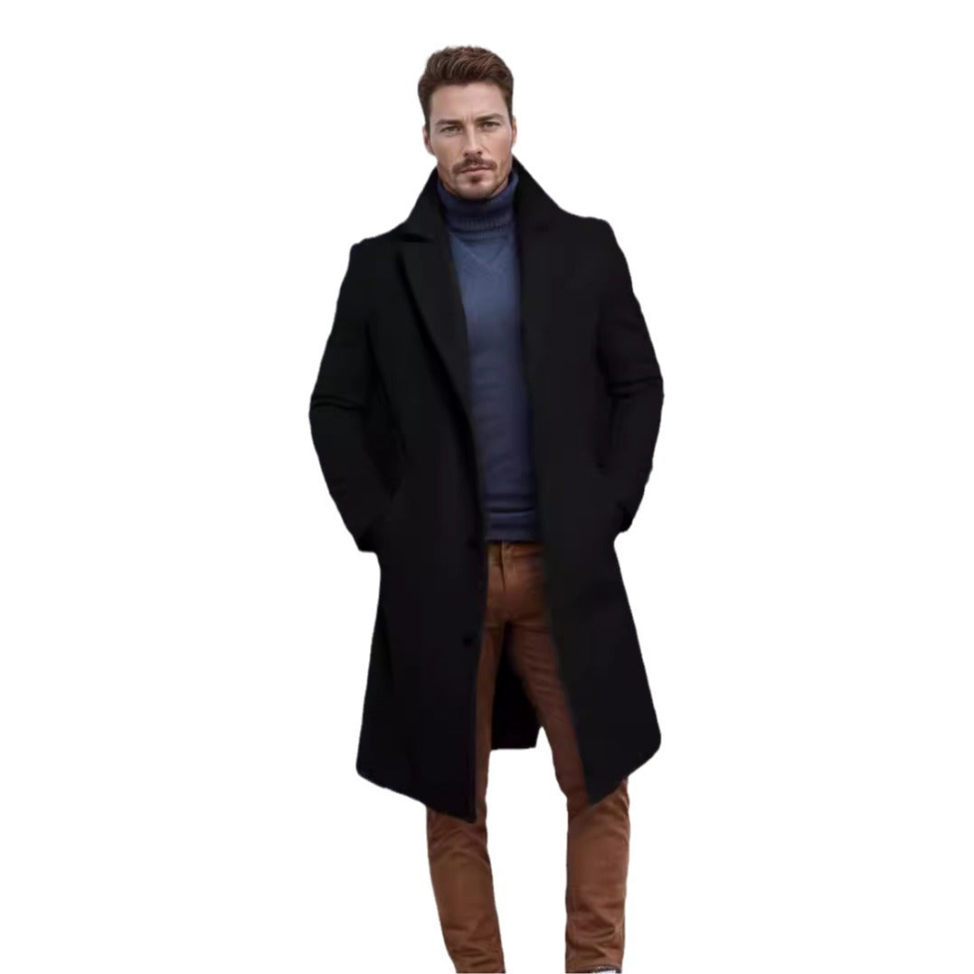 Herren eleganter und warmer Übermantel R&B