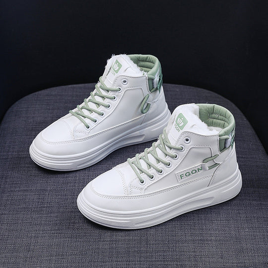 Damen Hohe Sneakers mit kuscheligem Innenfutter und sportivem Design R&B