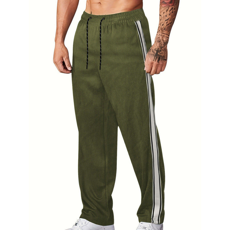 Herren Sportliche Freizeithose mit seitlichen Streifen R&B
