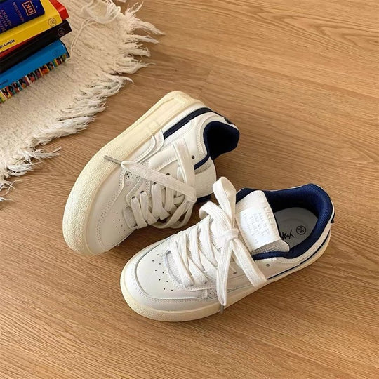 Damen Sportliche Plateau-Sneaker mit atmungsaktivem Obermaterial und gepolsterter Sohle R&B