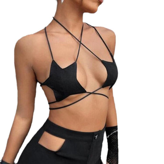 Damen Geflochtenes Bikini-Top mit innovativem Schnitt R&B