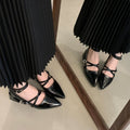 Damen elegante Slingback Pumps mit kreativem Riemendesign R&B