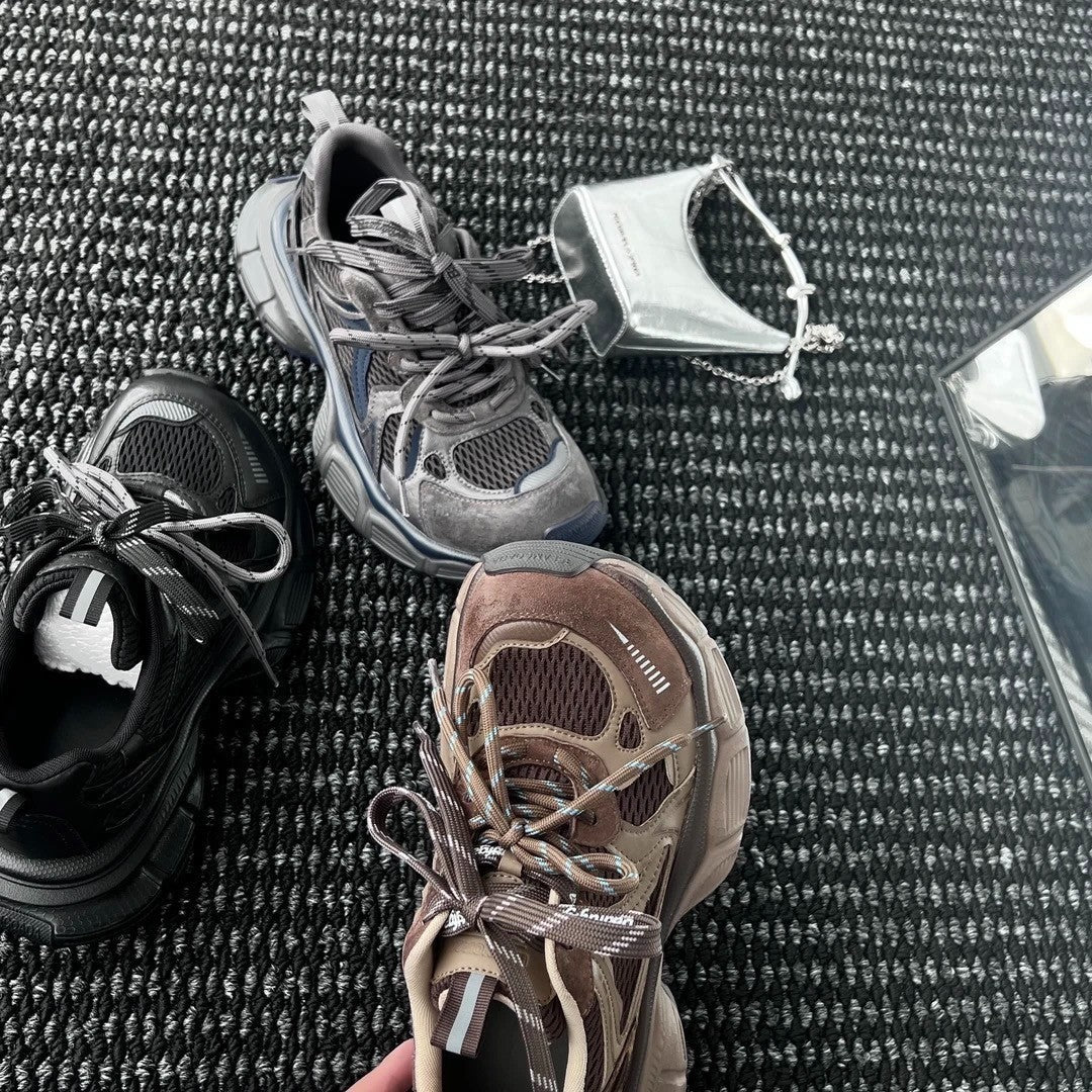 Damen Sportliche Lauf-Sneaker mit atmungsaktivem Mesh und dämpfender Sohle R&B