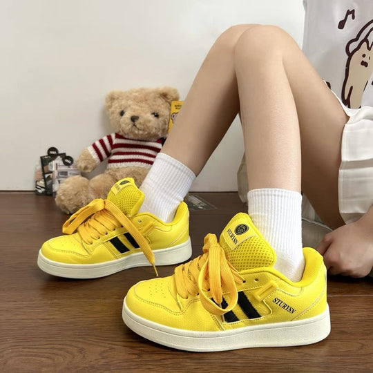 Damen Sportliche Sneakers mit atmungsaktiver Mesh-Struktur und lässigem Design R&B