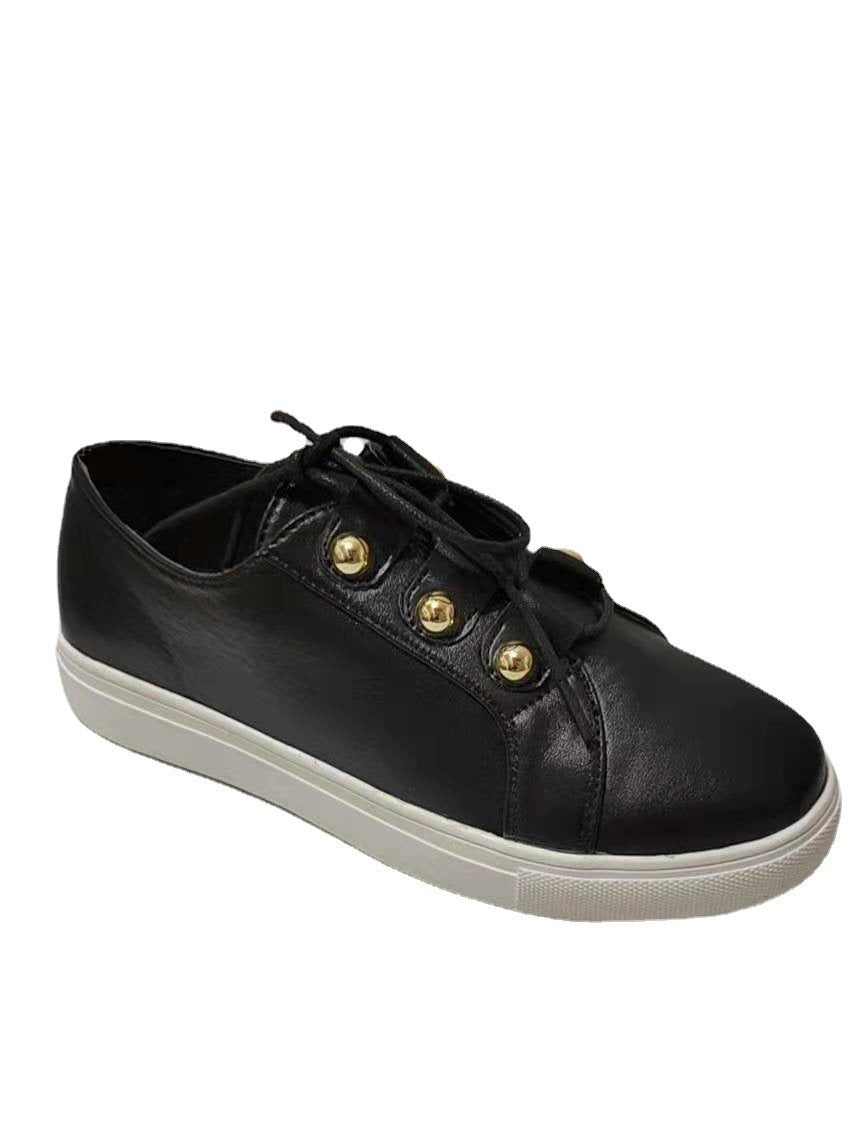 Damen Fashion Sneakers mit modischen Ösen und dämpfender Laufsohle R&B