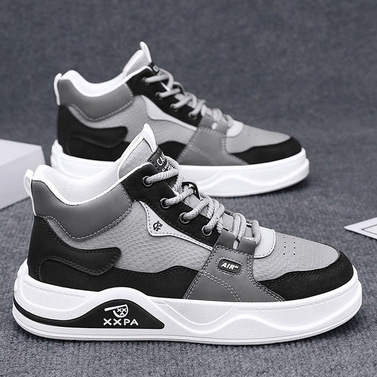 Damen Sportliche High-Top Sneakers mit stoßdämpfender Sohle und atmungsaktivem Obermaterial R&B