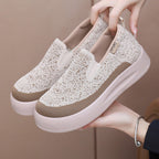 Damen Sportliche Halbschuhe mit elastischem Einstieg und Komfortsohle R&B