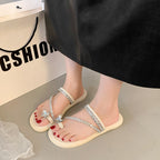 Damen Elegante Sandalen mit funkelndem Riemendesign und hochwertigen Details EB