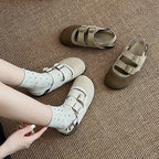 Damen Komfortable Sandalen mit verstellbaren Riemen und ergonomischer Sohle R&B