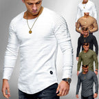 Herren Langarmshirt mit strukturiertem Design R&B