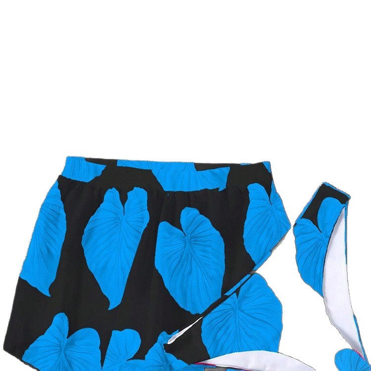 Damen Triangel-Bikini mit modischem Rock