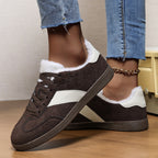 Damen Sneaker mit warmem Innenfutter und rutschfester Sohle