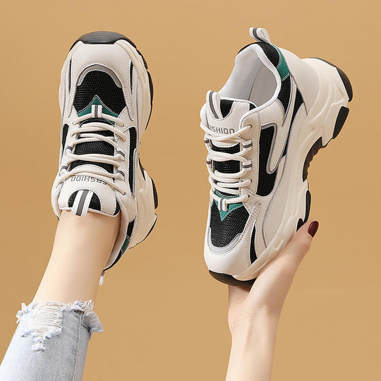 Damen modische und bequeme Sneakers mit stoßdämpfender Sohle R&B