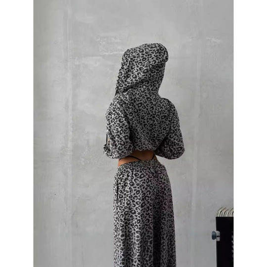 Damen Grafikdruck Loungewear Set R&B