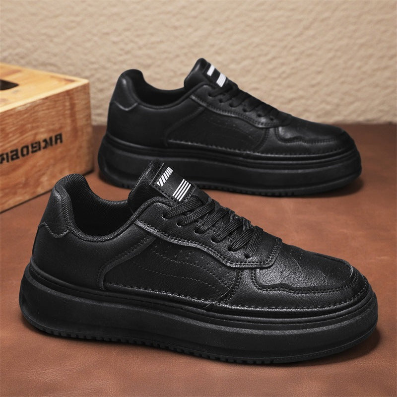 Damen Elegante Leder Sneakers mit gedämpfter Sohle R&B