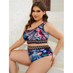 Damen Bikini-Set mit floralem Muster und sportlichem Schnitt R&B