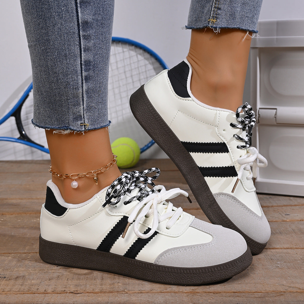 Damen Freizeitsneaker mit extra guter Dämpfung und sportlichem Obermaterial R&B