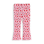 Mädchen Leggings mit fröhlichem Erdbeer-Muster R&B