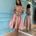 Damen Glamouröses Abendkleid mit schimmerndem Oberteil und Flügelärmeln R&B