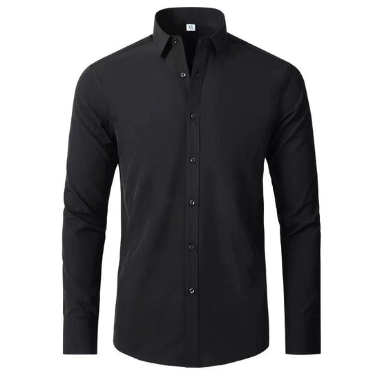 Herren Langarmhemd mit elegantem Schnitt und stilvollen Knopfdetails R&B