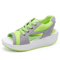 Damen Sportliche Plateau-Sandalen R&B