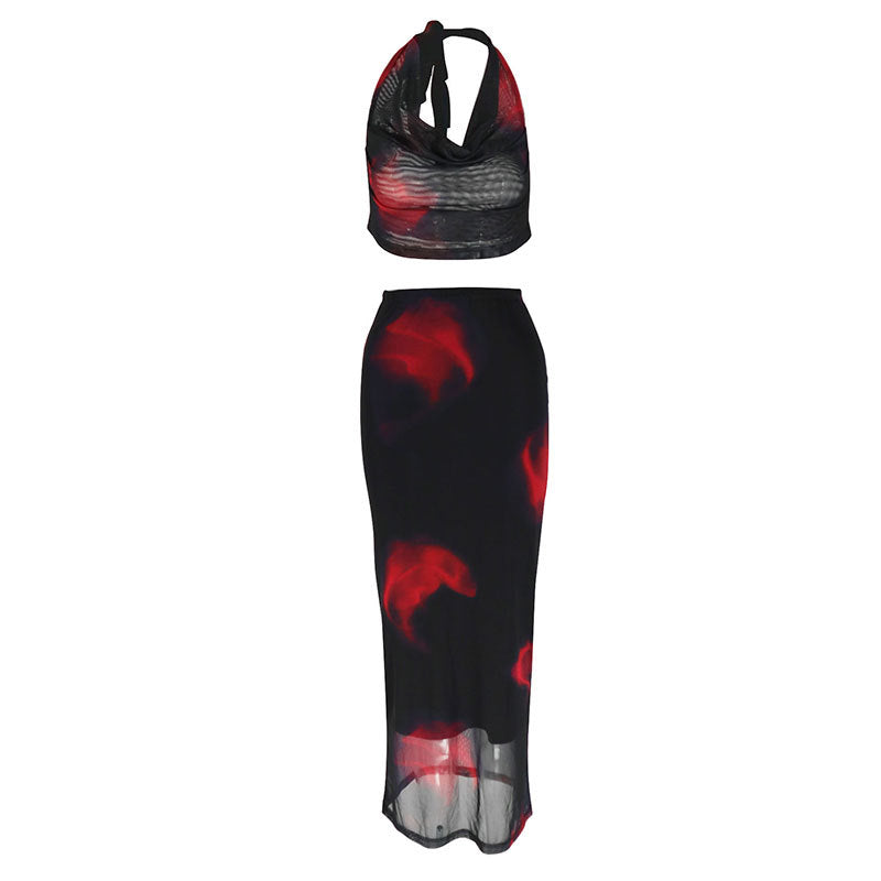 Damen elegantes 2-teiliges Set mit aufregendem Design R&B