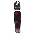 Damen elegantes 2-teiliges Set mit aufregendem Design EB