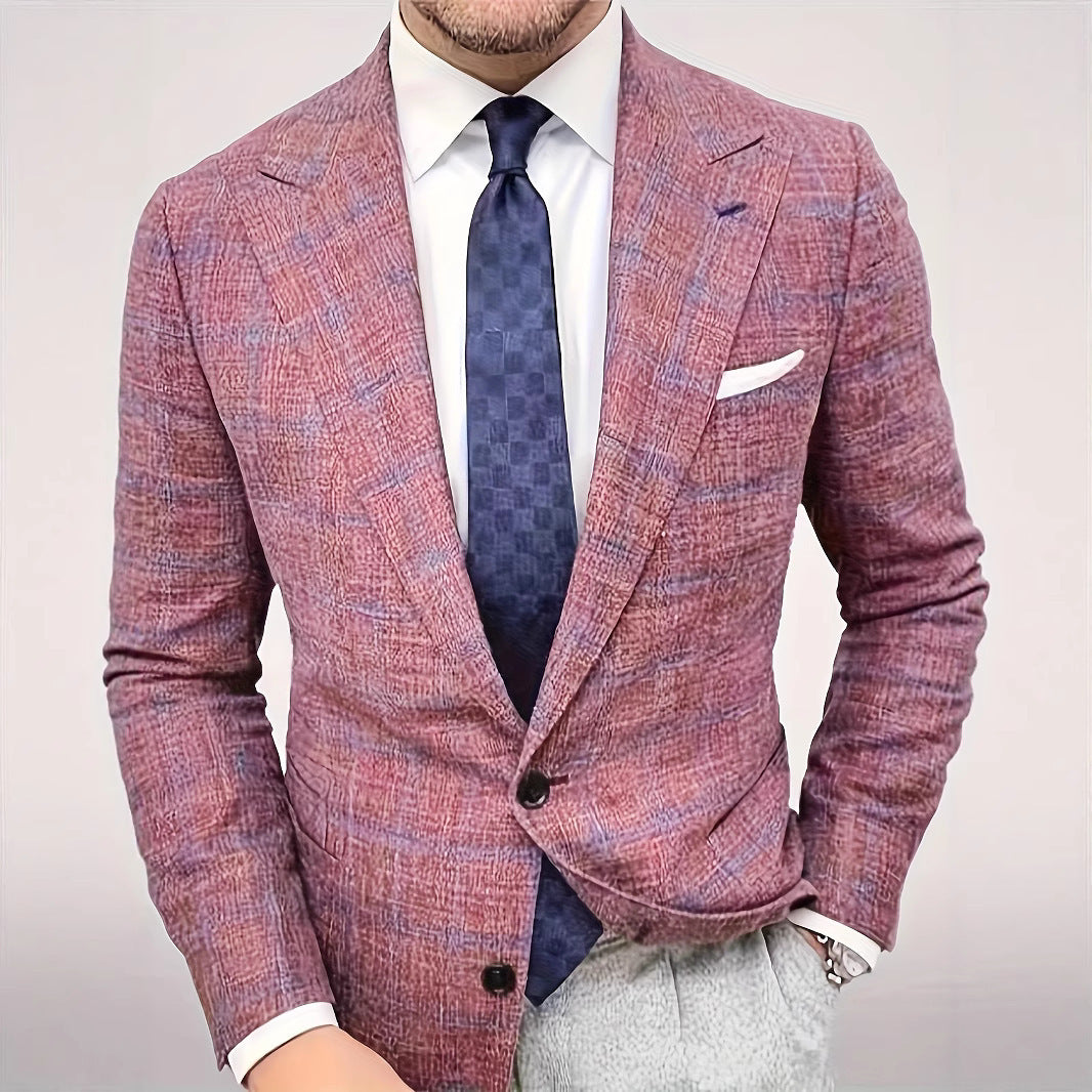 Herren modischer kariert Blazer R&B