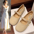 Damen Ballerinas mit elegantem Riemchen und komfortabler Sohle R&B