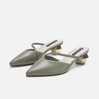 Damen Sling-Pumps mit einzigartigem geometrischen Absatzdesign R&B