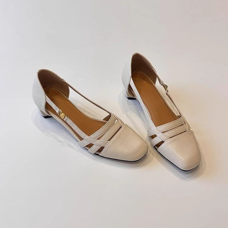 Damen Slingback Pumps mit modischem Riemendesign
