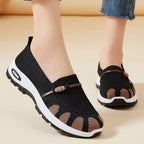 Damen Sportliche Slip-On Schuhe mit flexibler Sohle R&B