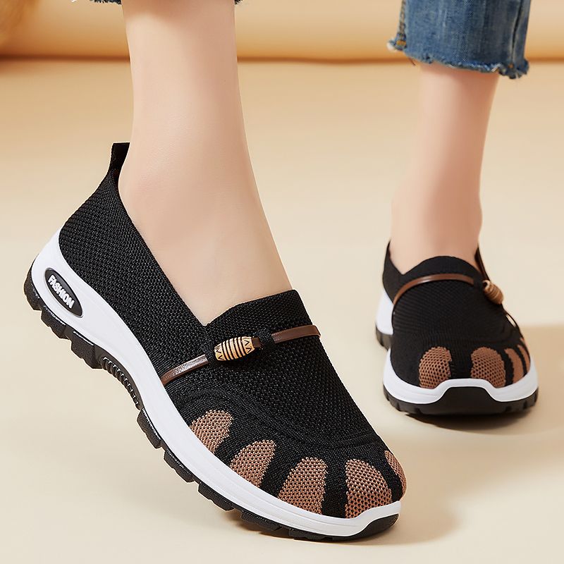Damen Sportliche Slip-On Schuhe mit flexibler Sohle R&B