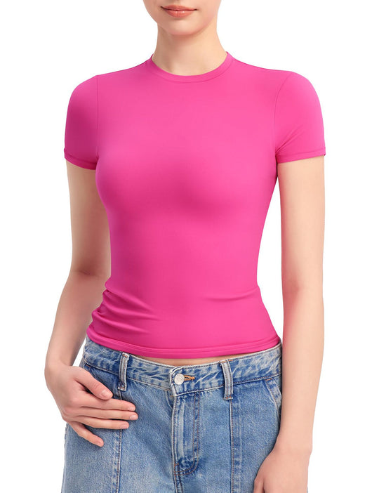Damen Figurbetontes T-Shirt R&B
