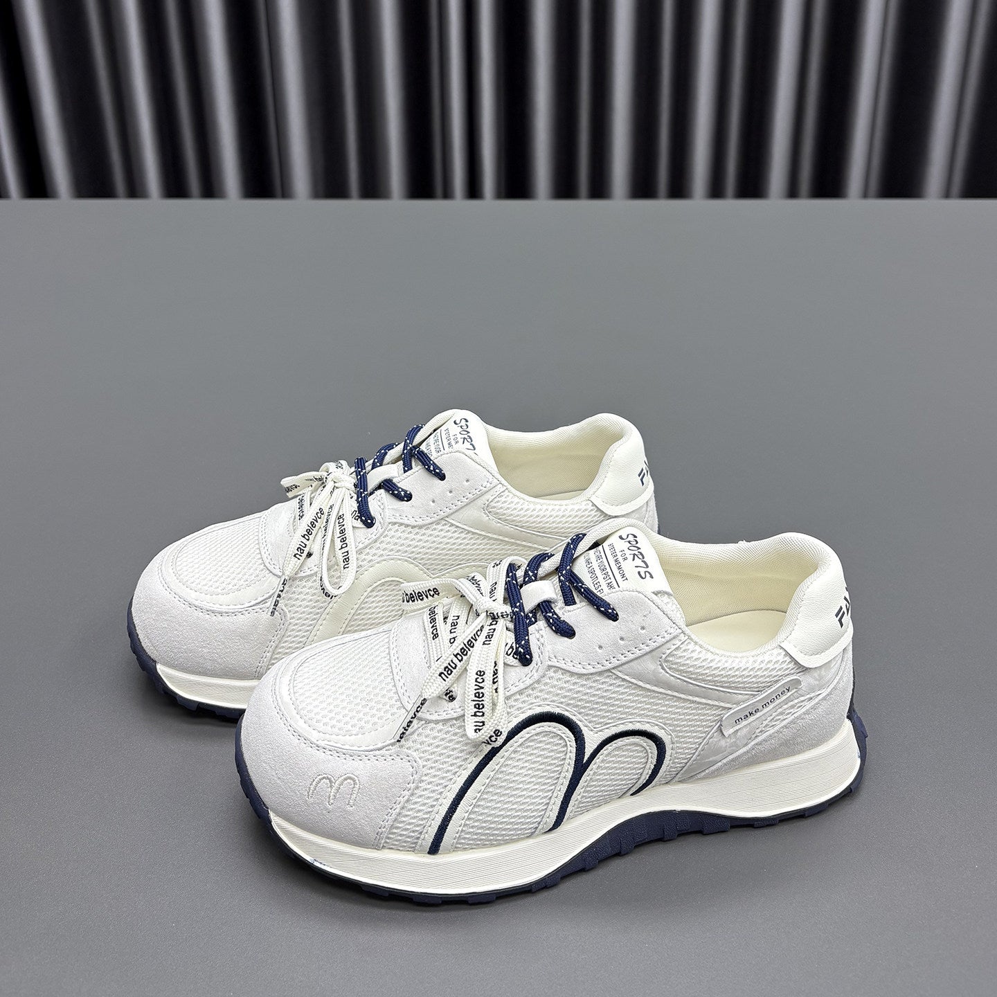 Damen Sportliche Sneakers mit atmungsaktivem Obermaterial und dämpfender Sohle R&B