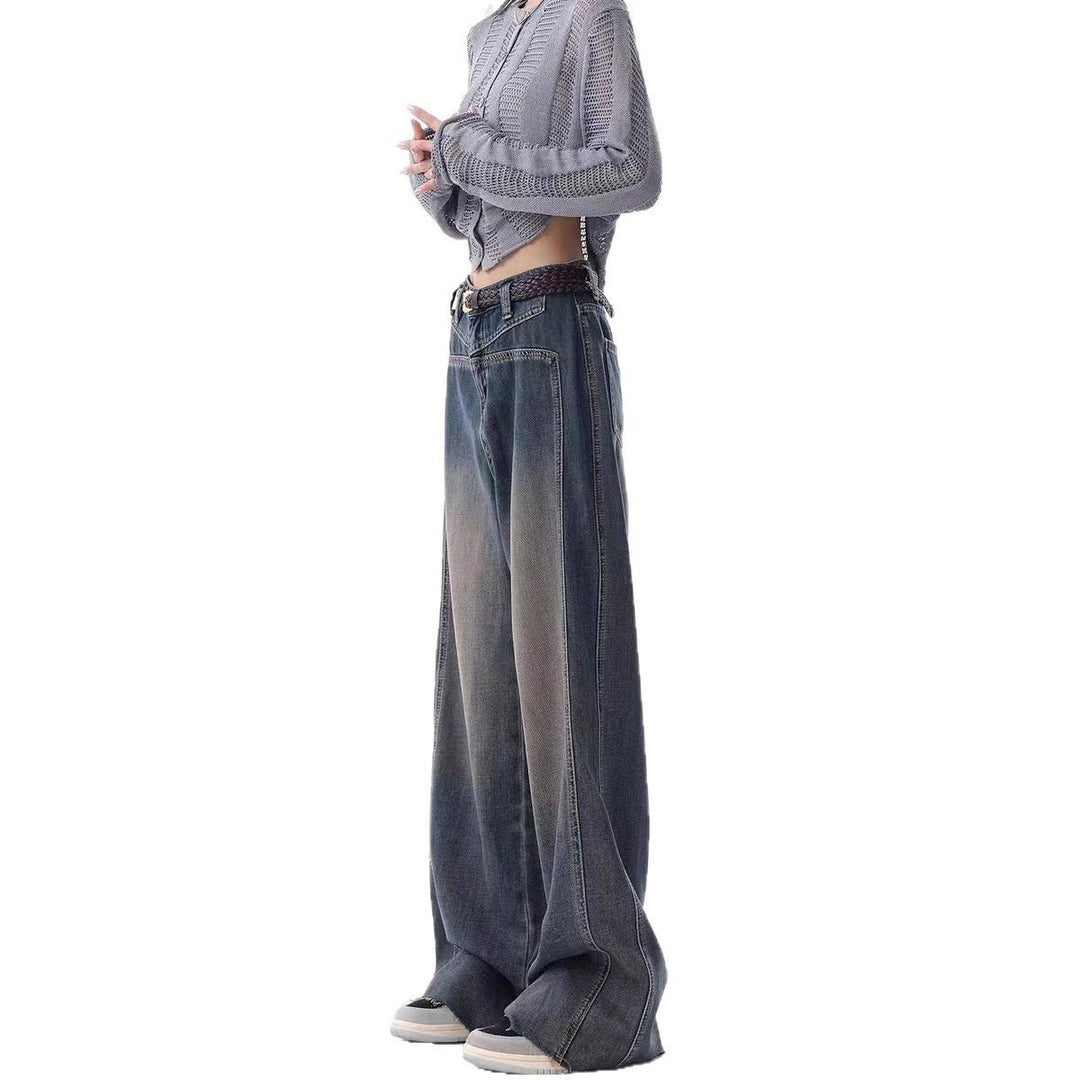 Damen Oversized Jeans mit lässigem Schnitt und hoher Taille R&B