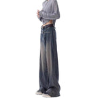 Damen Oversized Jeans mit lässigem Schnitt und hoher Taille R&B