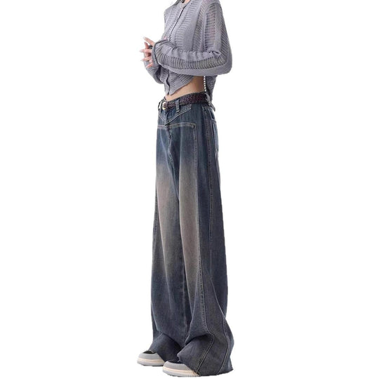 Damen Oversized Jeans mit lässigem Schnitt und hoher Taille R&B