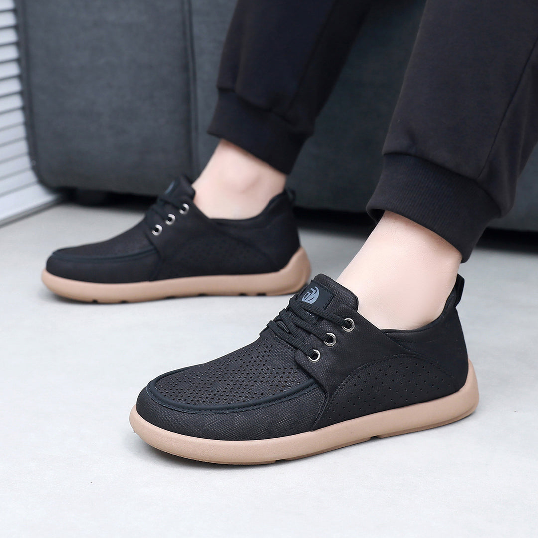 Damen Atmungsaktive Sneaker mit Lochmuster und rutschfester Sohle R&B