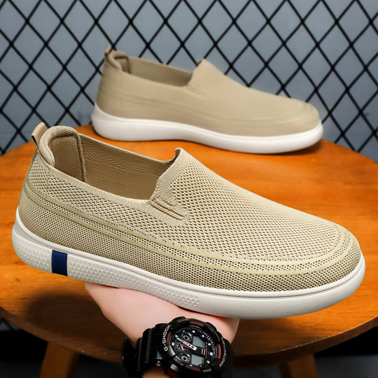 Damen Atmungsaktive Slip-On Freizeitschuhe mit flexiblem Einsatz R&B