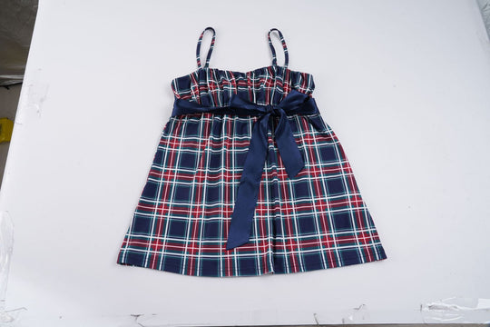 Damen sommerliches Trägerkleid mit eleganter Schleifenverzierung R&B