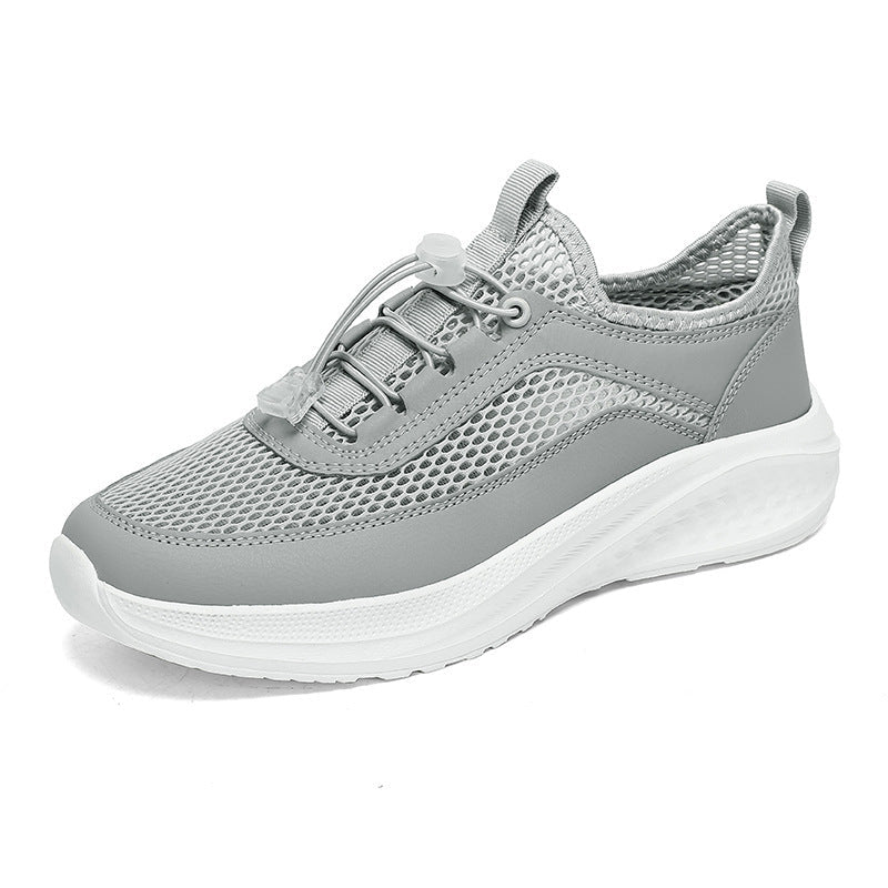 Damen Sportsneaker mit elastischem Mesh-Obermaterial und stoßdämpfender Sohle