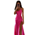 Damen Glamouröses Abendkleid mit seitlichem Schlitz und raffinierten Raffungseffekten R&B
