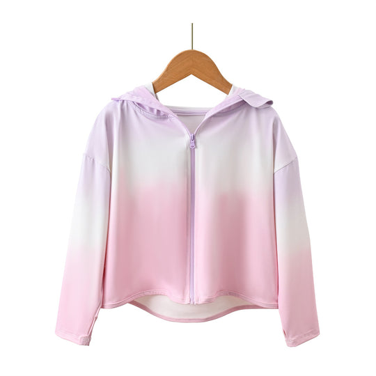 Damen Sportliche UV-Schutzjacke mit Kapuze R&B