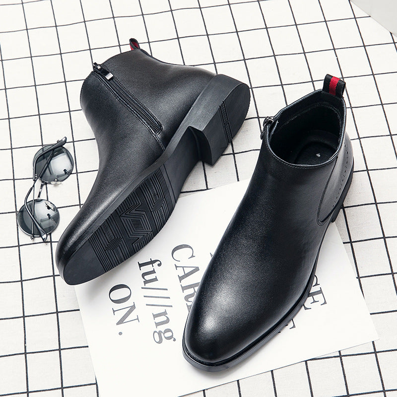 Damen Elegante Stiefeletten mit seitlichem Reißverschluss und bequemer Innensohle R&B