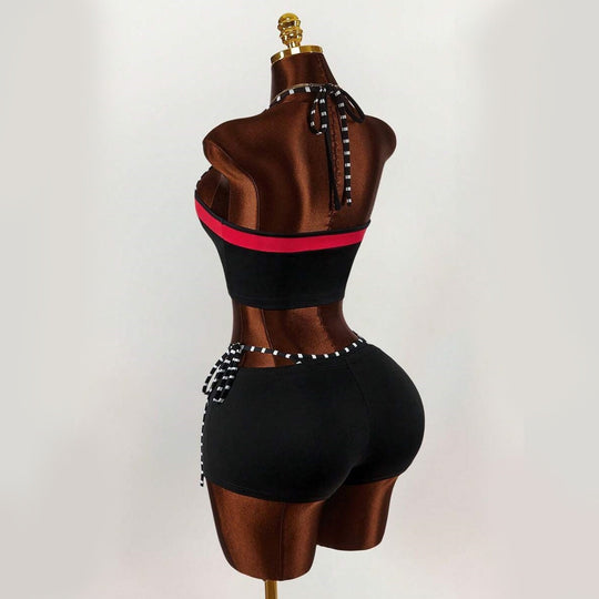 Damen Sportliches Oberteil mit Shorts R&B