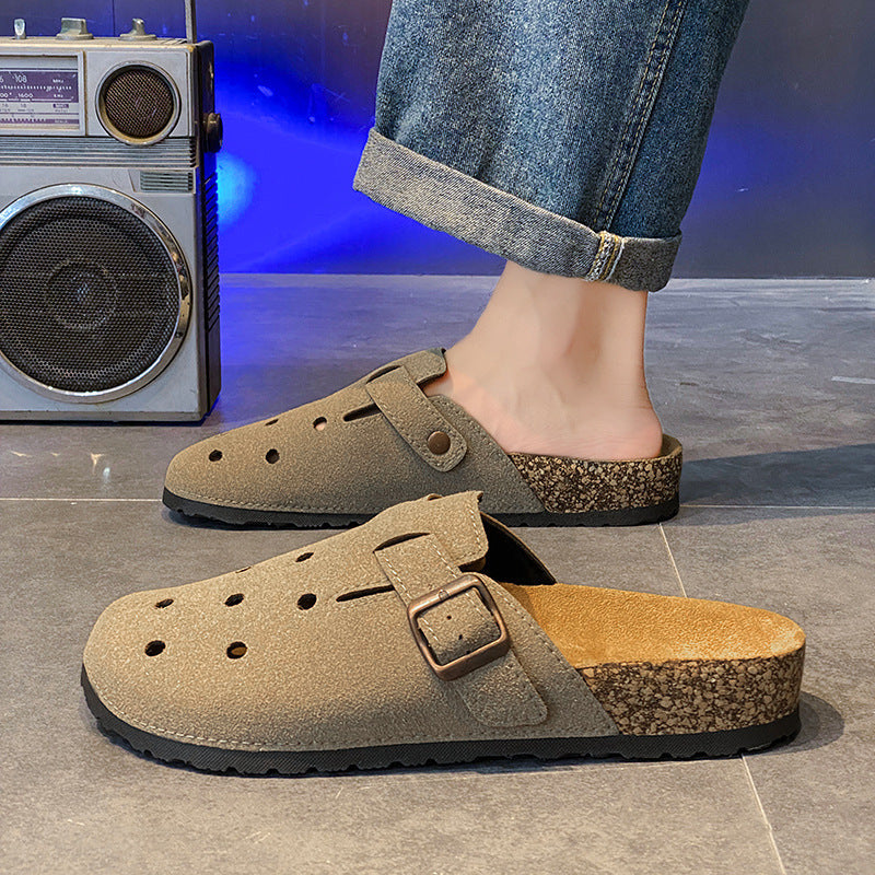 Damen Komfortable Clogs mit verstellbarem Riemen und atmungsaktiver Oberflächenstruktur