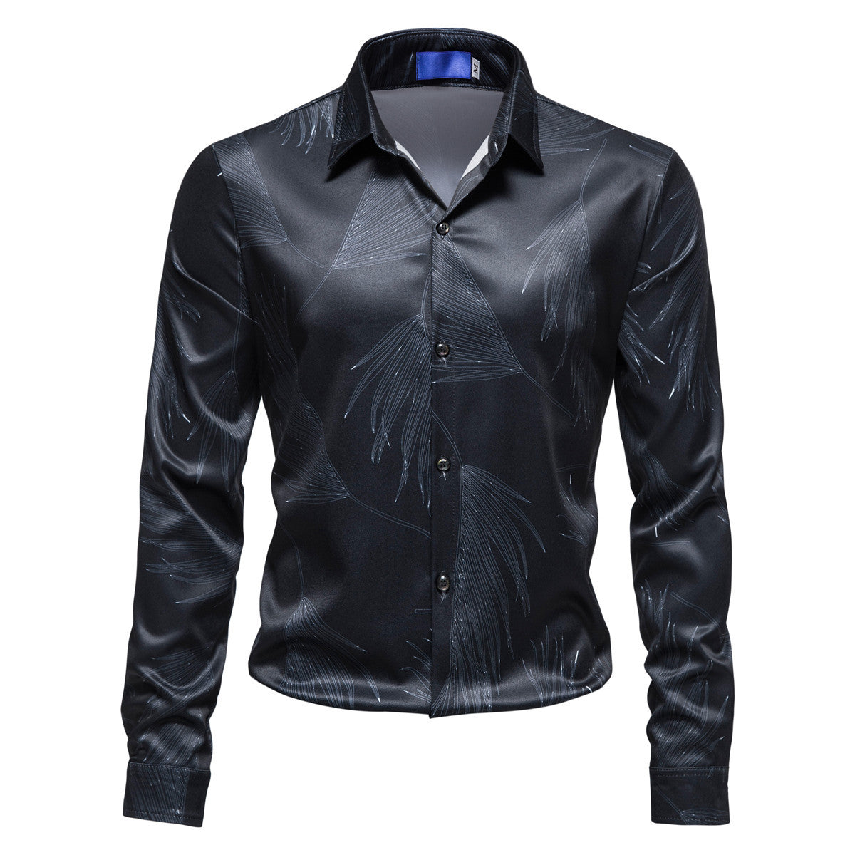 Herren Hemd mit elegantem Muster und modernem Glanz
